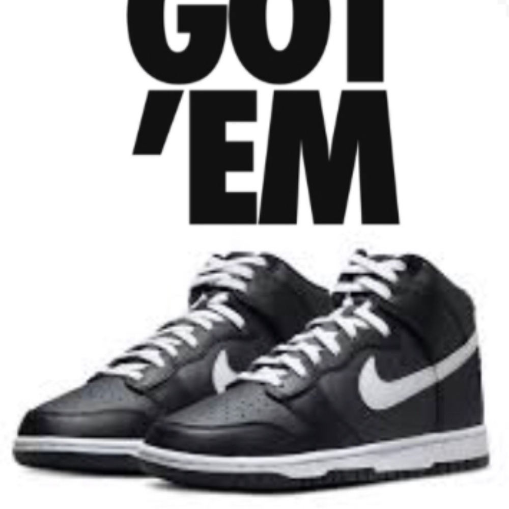 Nike Dunk High Black Panda